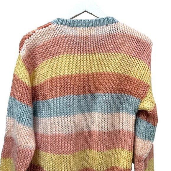 SWEATER BEE Vintage Womens Sweater Small Oversized Granny Pullover - Picture 6 of 10